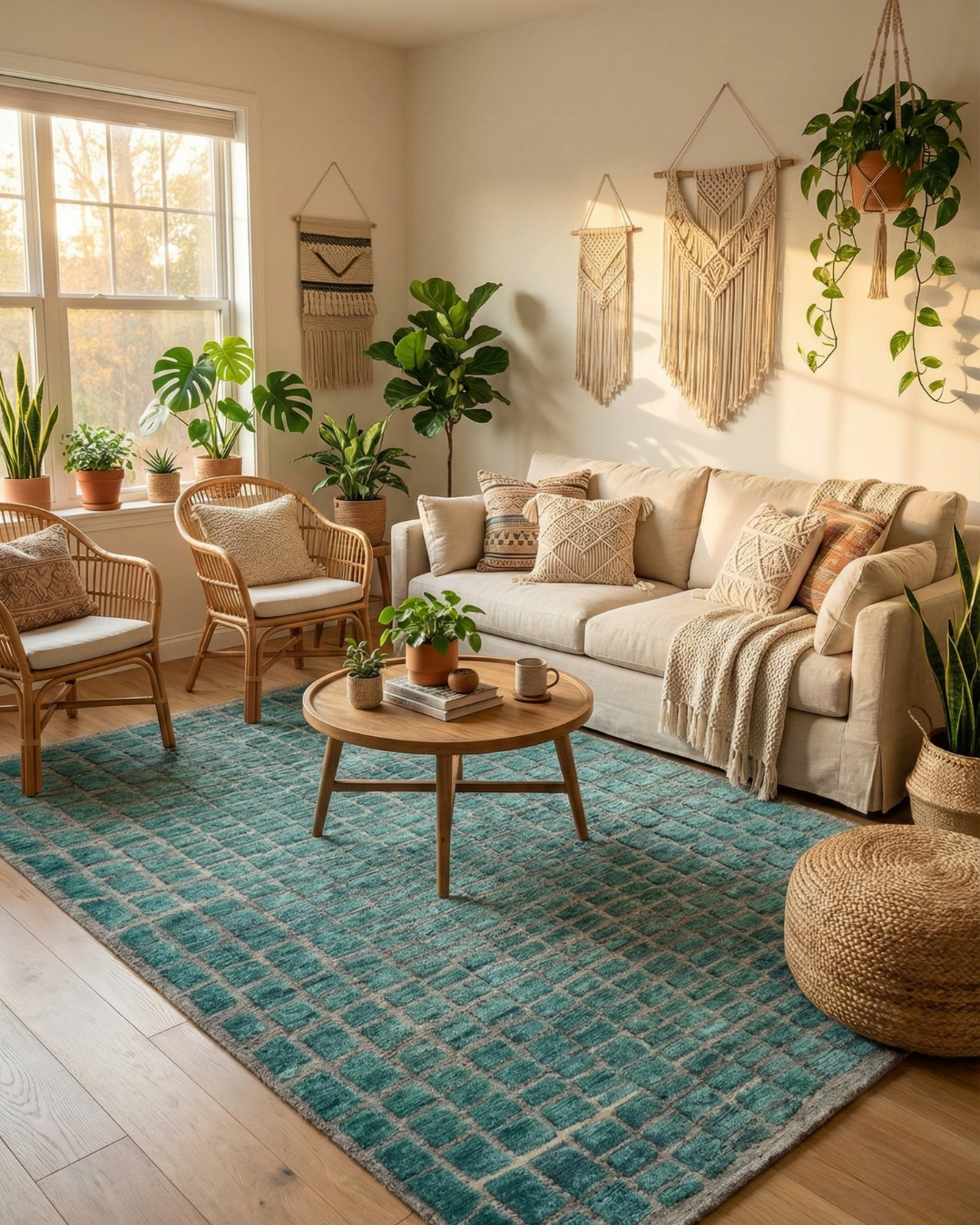 Artisan Harmony Lt.Blue Knotted Rug