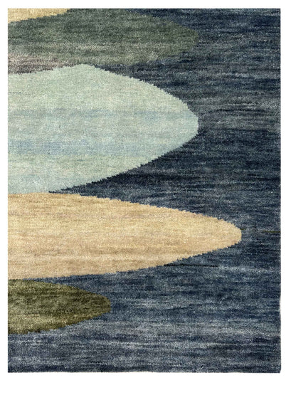 Artisan Flair Grey Multi Knotted Rug