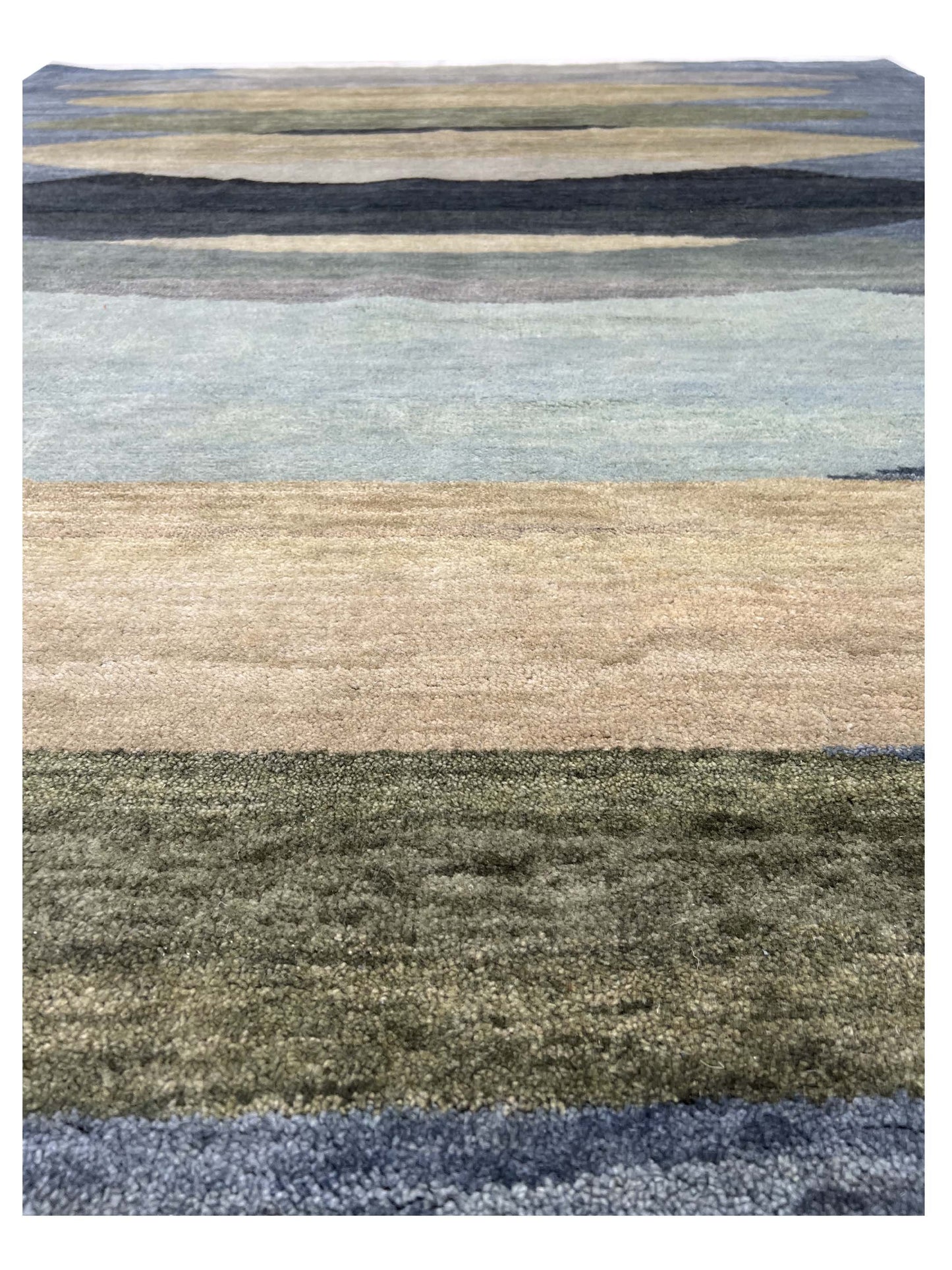 Artisan Flair Grey Multi Knotted Rug