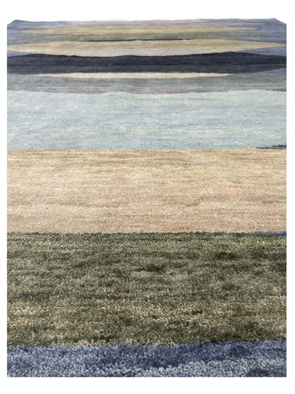 Artisan Flair Grey Multi Knotted Rug