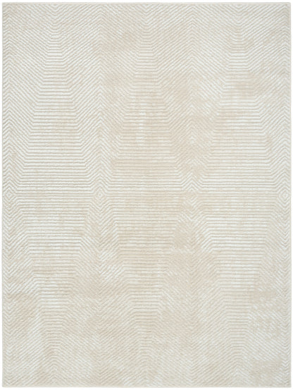 Nourison Home Dekor DEK04 Ivory Beige Contemporary Machine Woven Rug