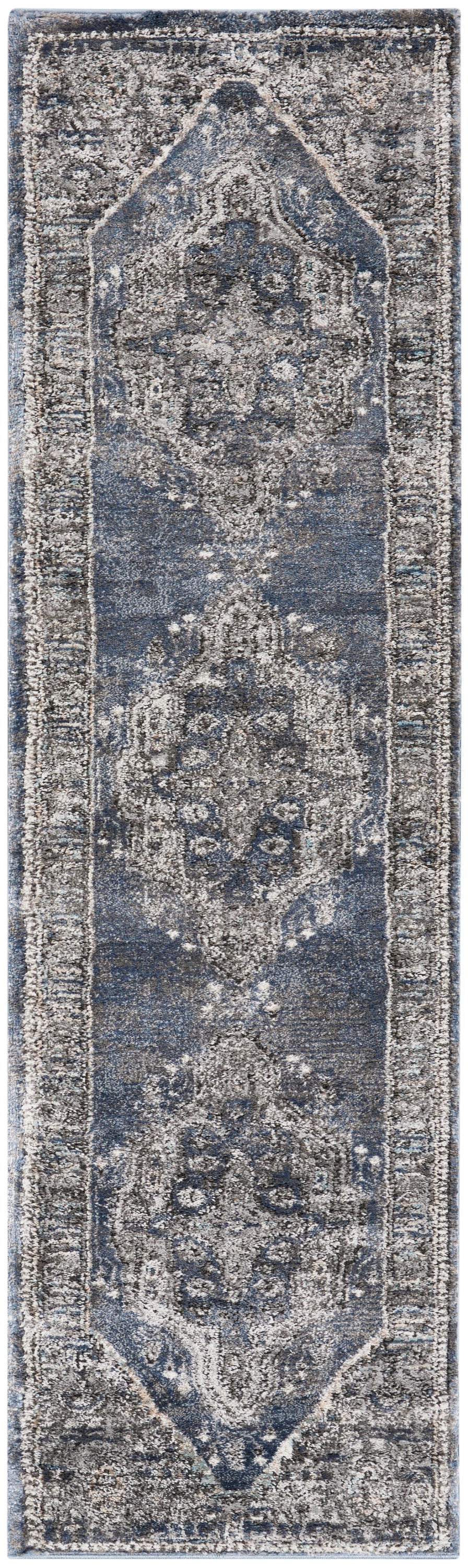 Nourison Home American Manor AMR02 Blue Traditional Power-loomed Rug