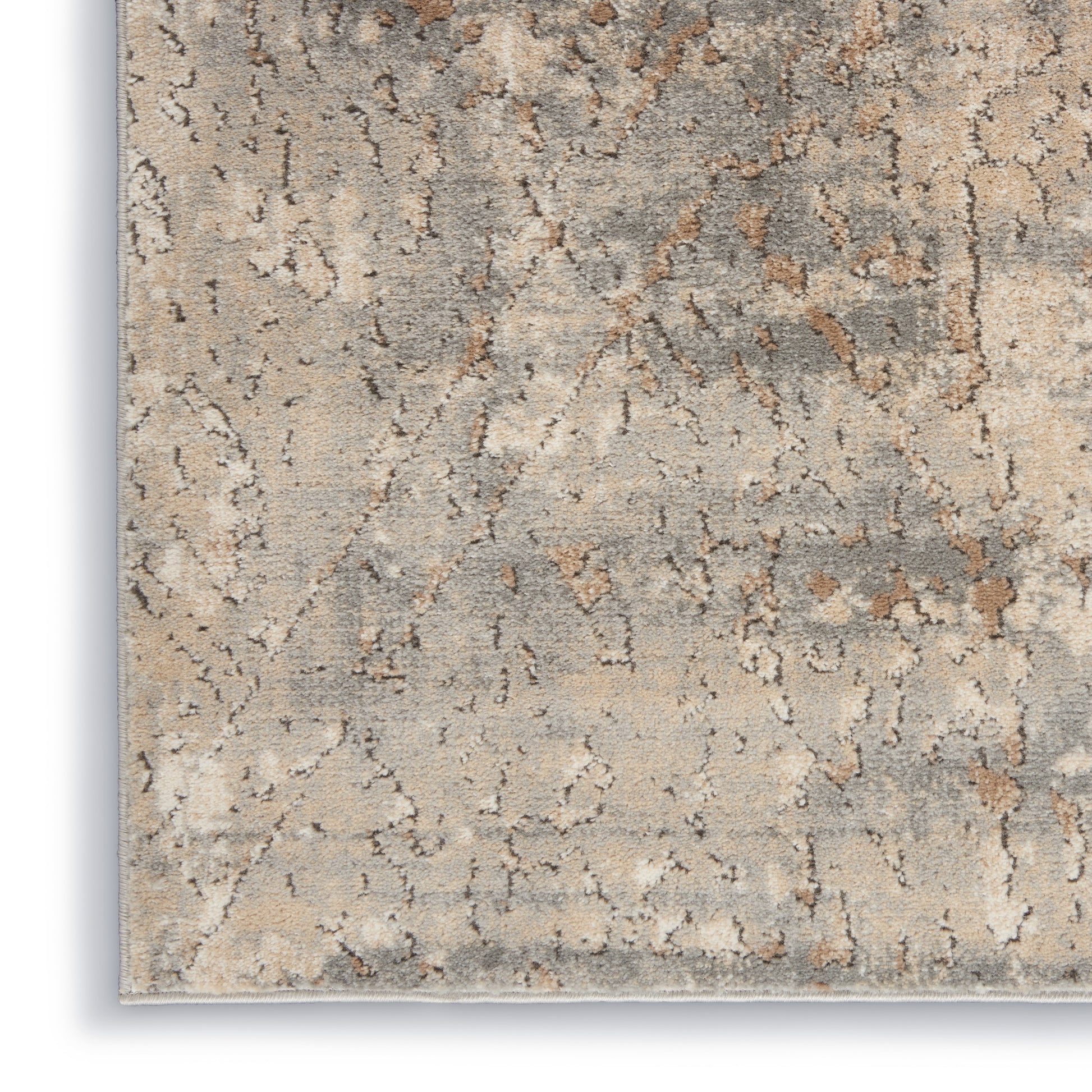 Nourison Home Quarry  Beige Grey  Contemporary