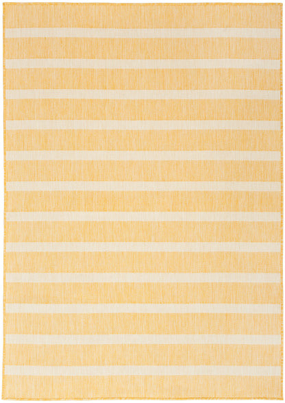 Nourison Home Positano POS03 Yellow Ivory Contemporary Power-loomed Rug