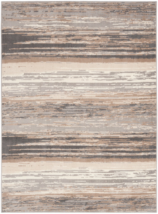 Nourison Home Jubilant  Grey Beige  Contemporary