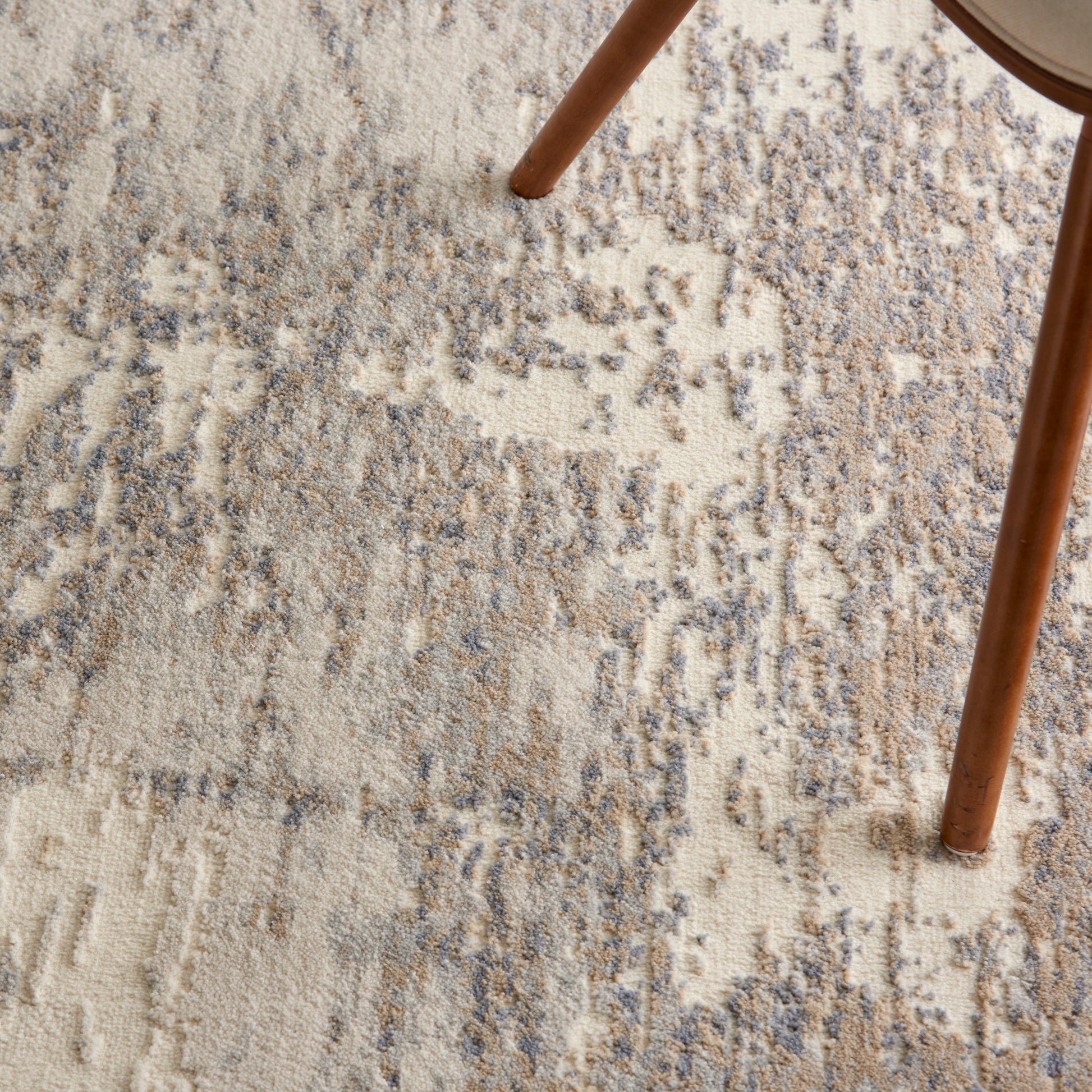 Nourison Home Sahara  Ivory Silver  Contemporary