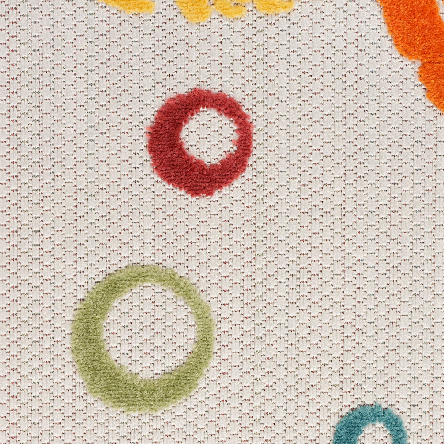 Nourison Home Aloha  Teal Multicolor  Contemporary