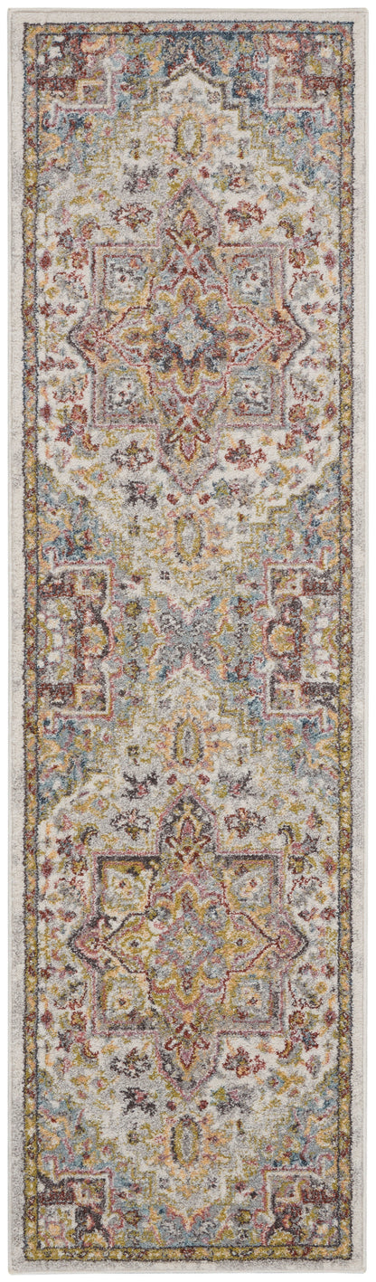 Nourison Home Soraya SOR04 Ivory Multicolor Traditional Power-loomed Rug