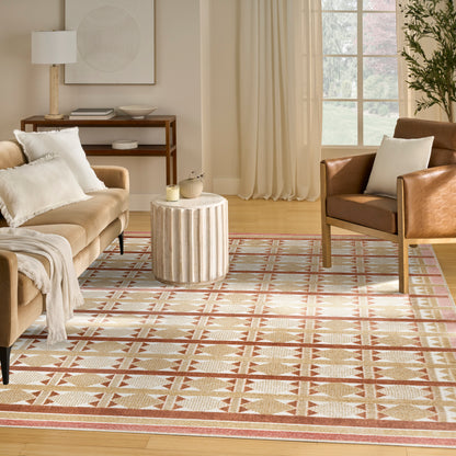 Nourison Home Nordic  Rust  Contemporary