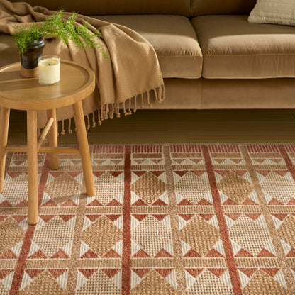 Nourison Home Nordic  Rust  Contemporary