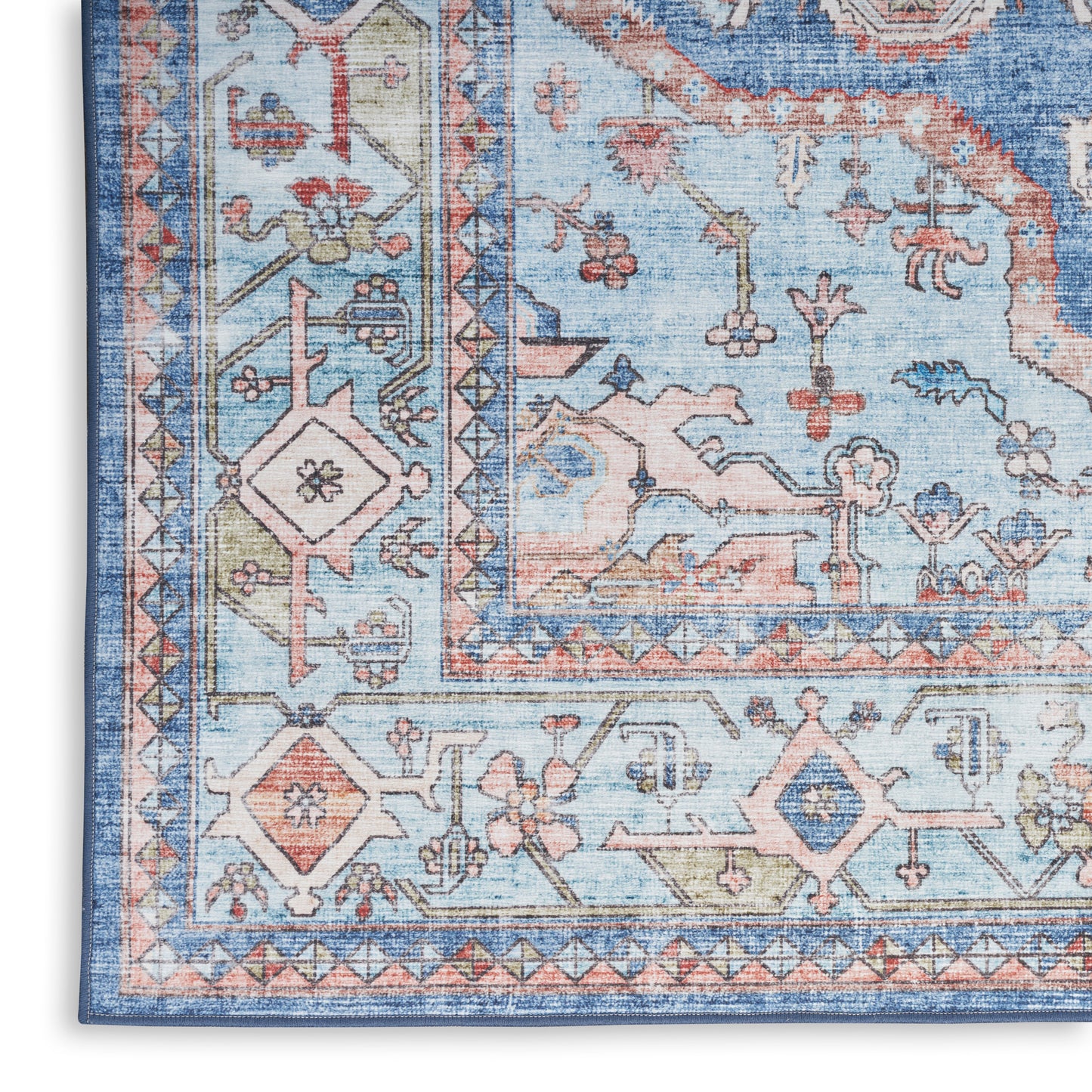 Nourison Home Fulton  Blue  Traditional