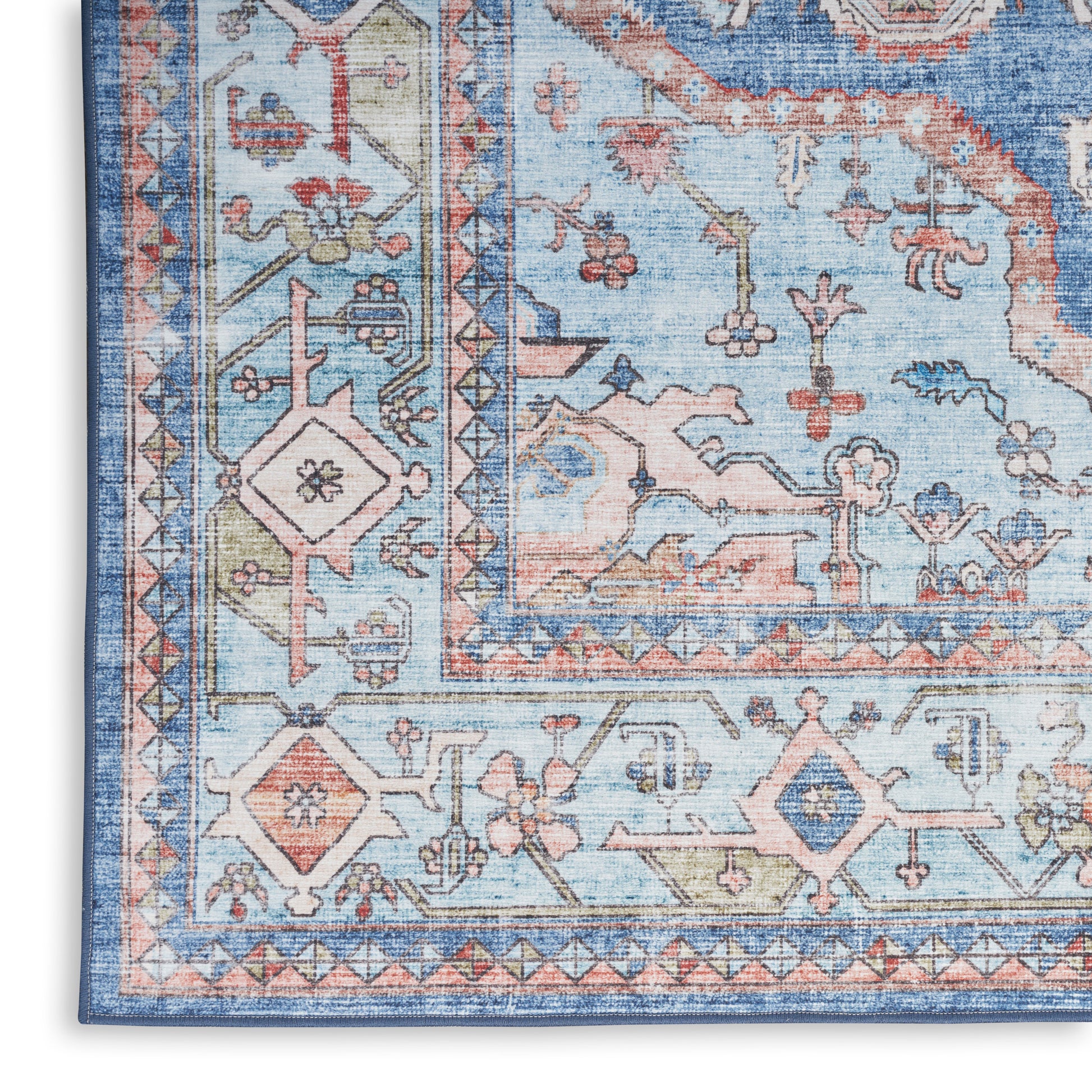 Nourison Home Fulton  Blue  Traditional