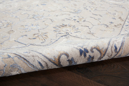 Nourison Home Silky Textures  Ivory Grey  Traditional