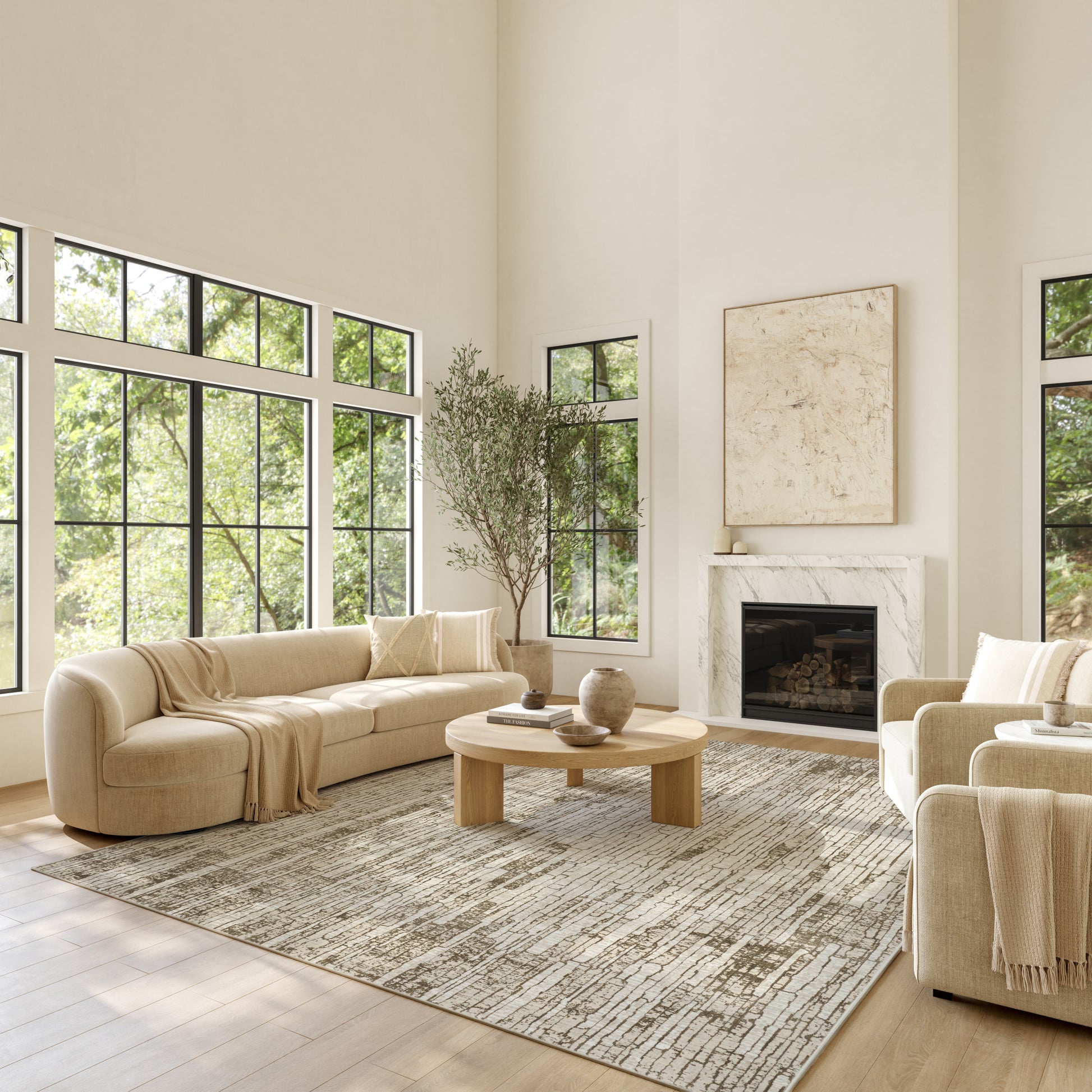 Nourison Home Soft Structure  Mocha  Contemporary