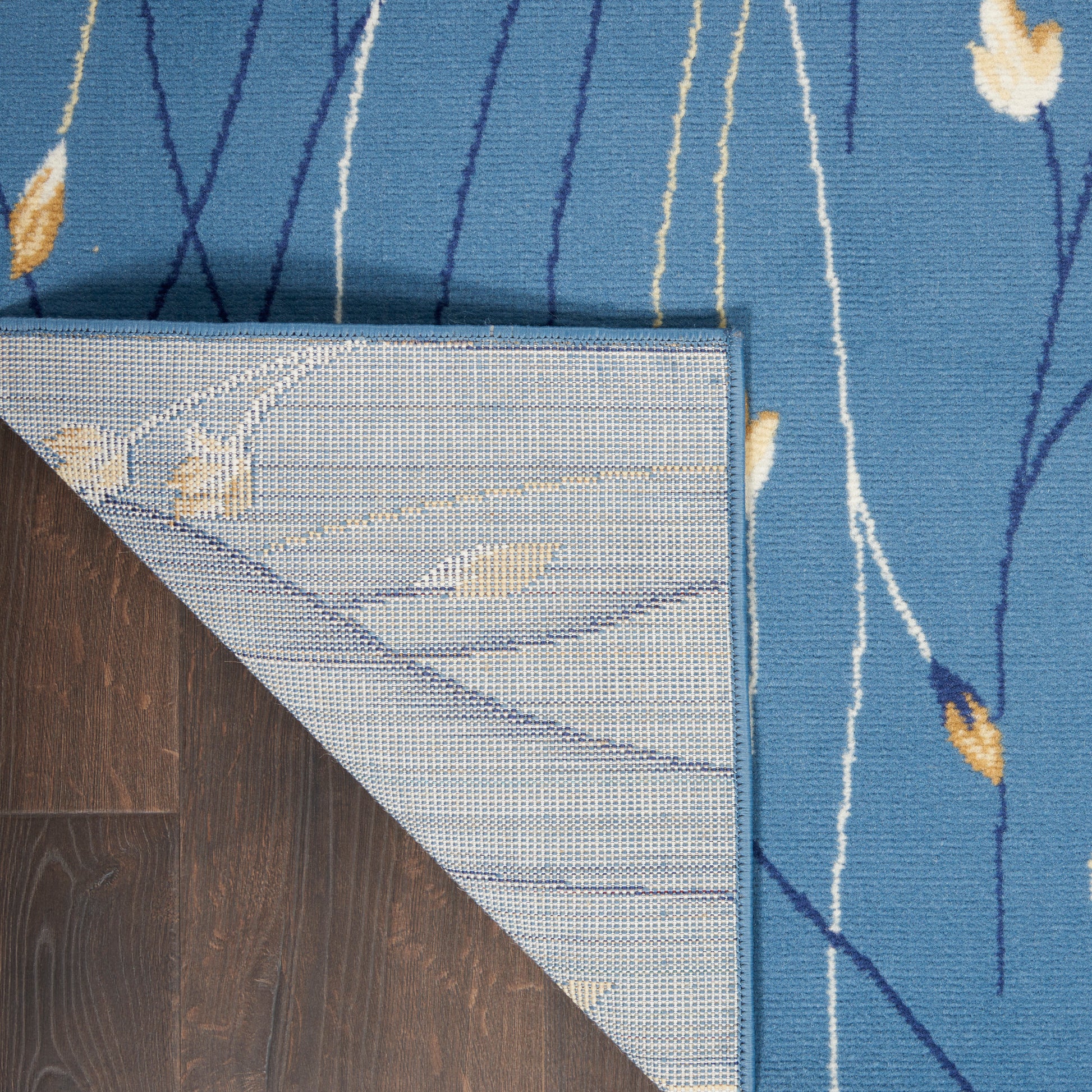 Nourison Home Grafix  Light Blue  Contemporary