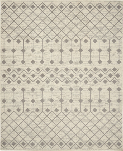 Nourison Home Grafix  Ivory Grey  Transitional