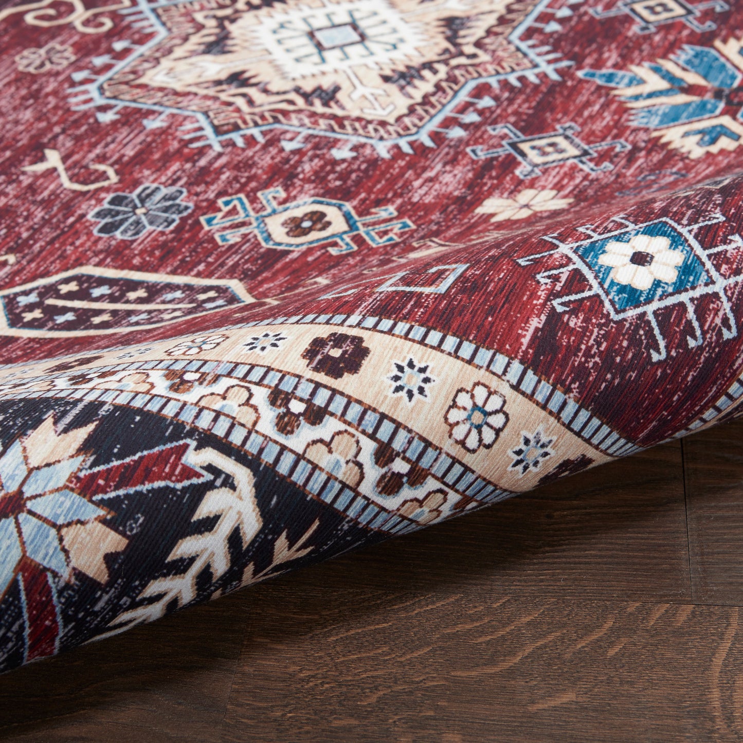 Nourison Home Fulton  Red  Traditional