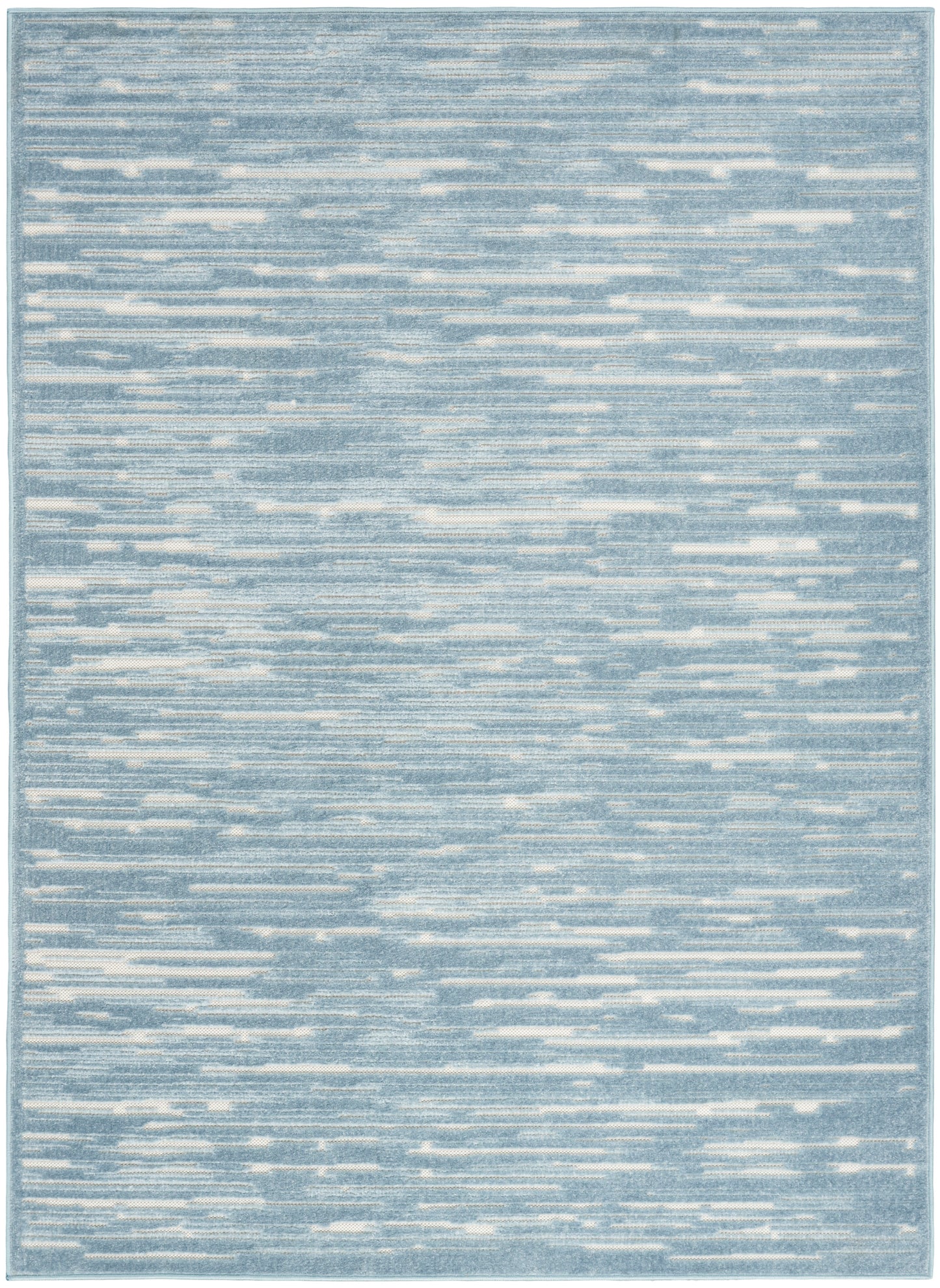 Nourison Home Care Free CAF04 Blue Contemporary Loom-woven Rug