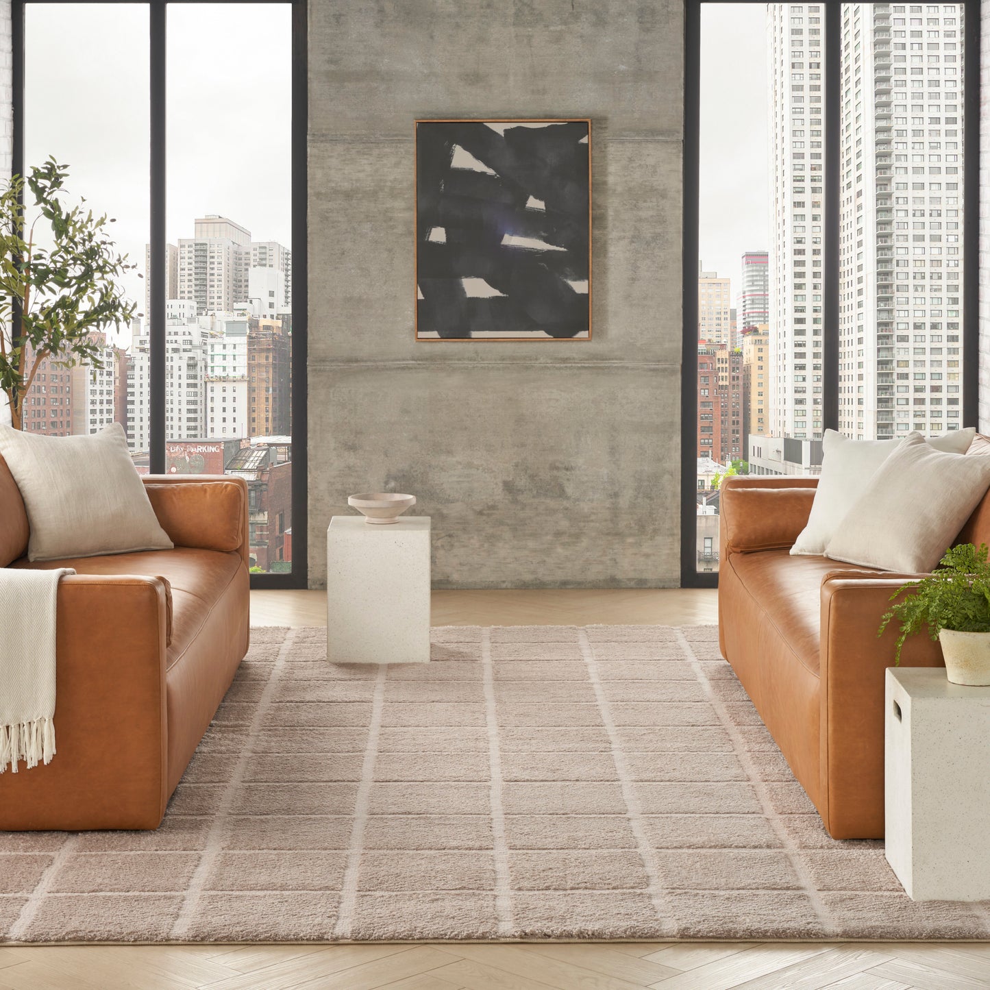 DKNY West End Ave  Beige  Contemporary