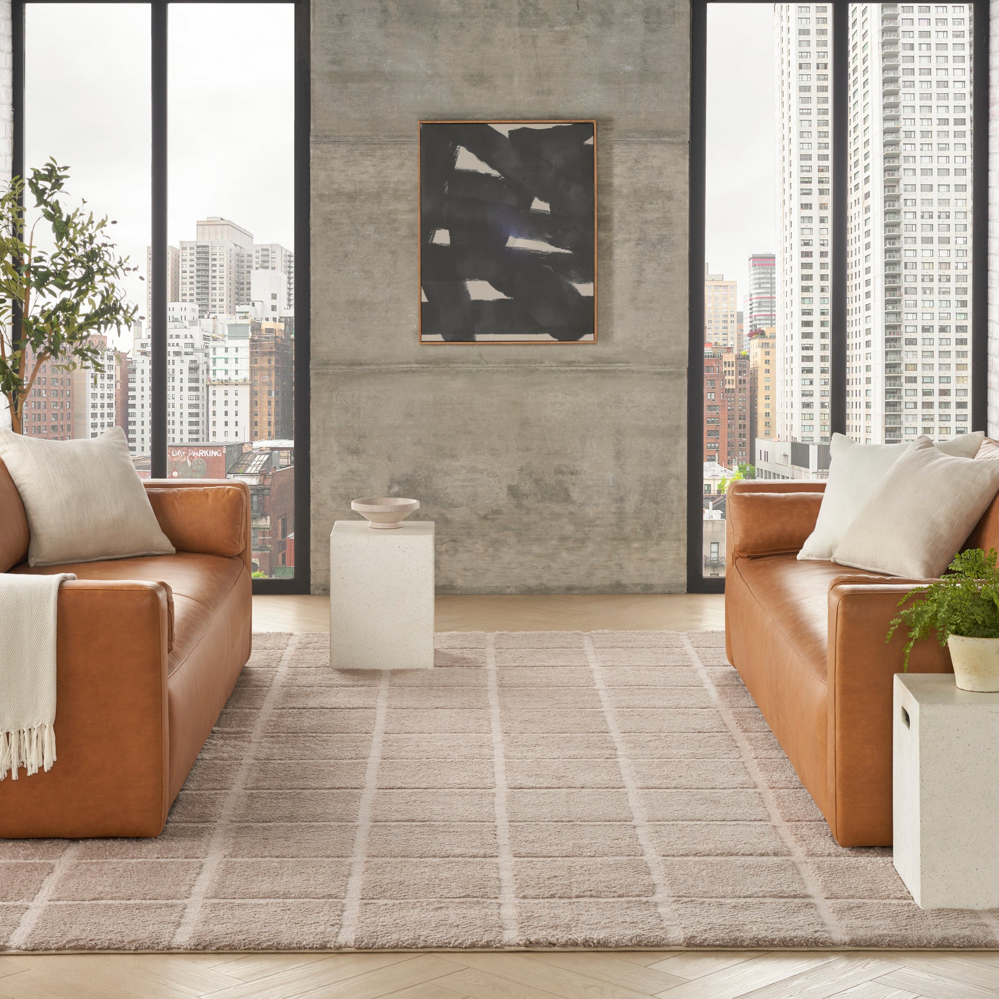 DKNY West End Ave  Beige  Contemporary