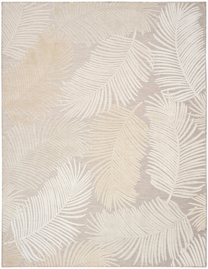 Nourison Home Suncoast SNC03 Beige Contemporary Machine Woven Rug