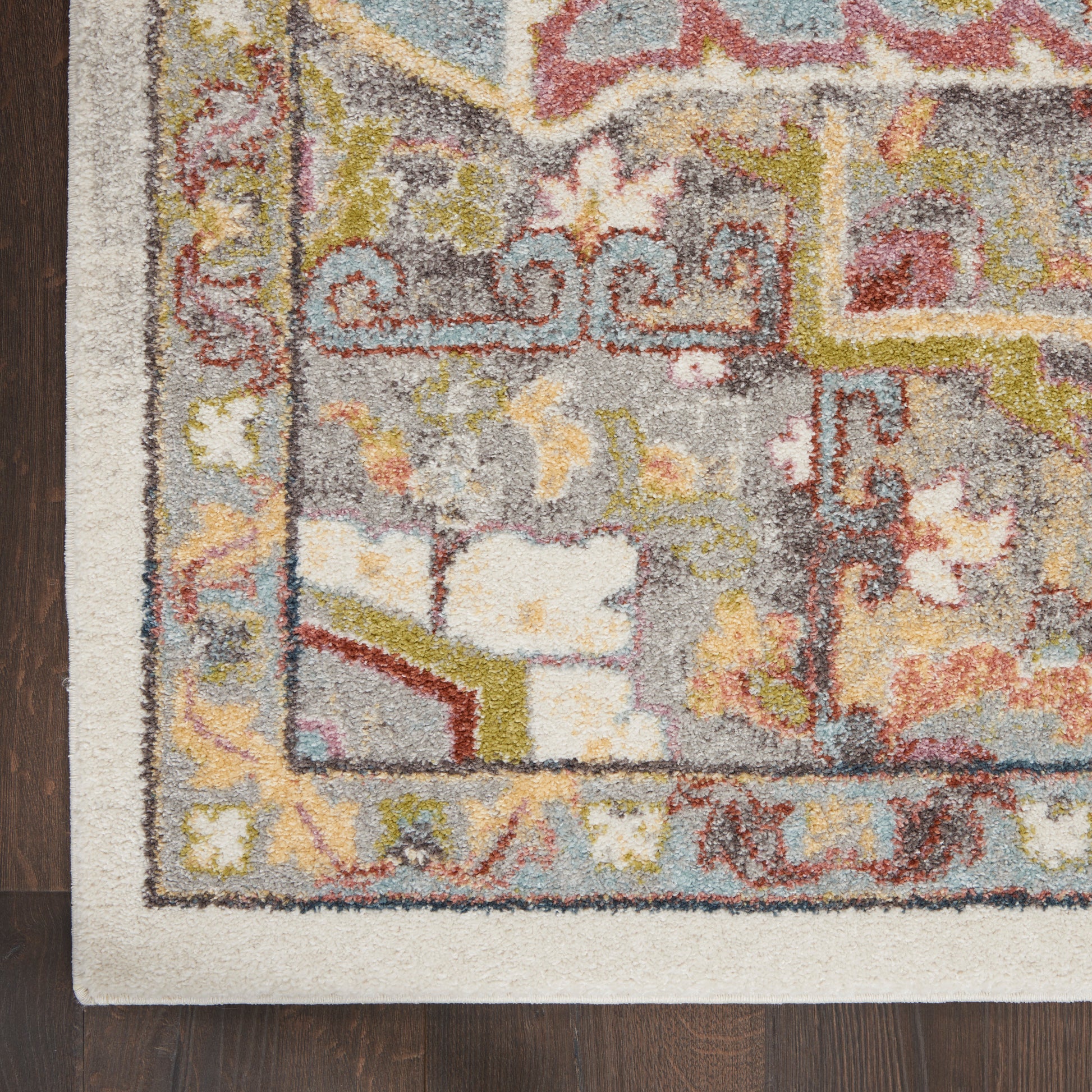 Nourison Home Soraya  Ivory Multicolor  Traditional