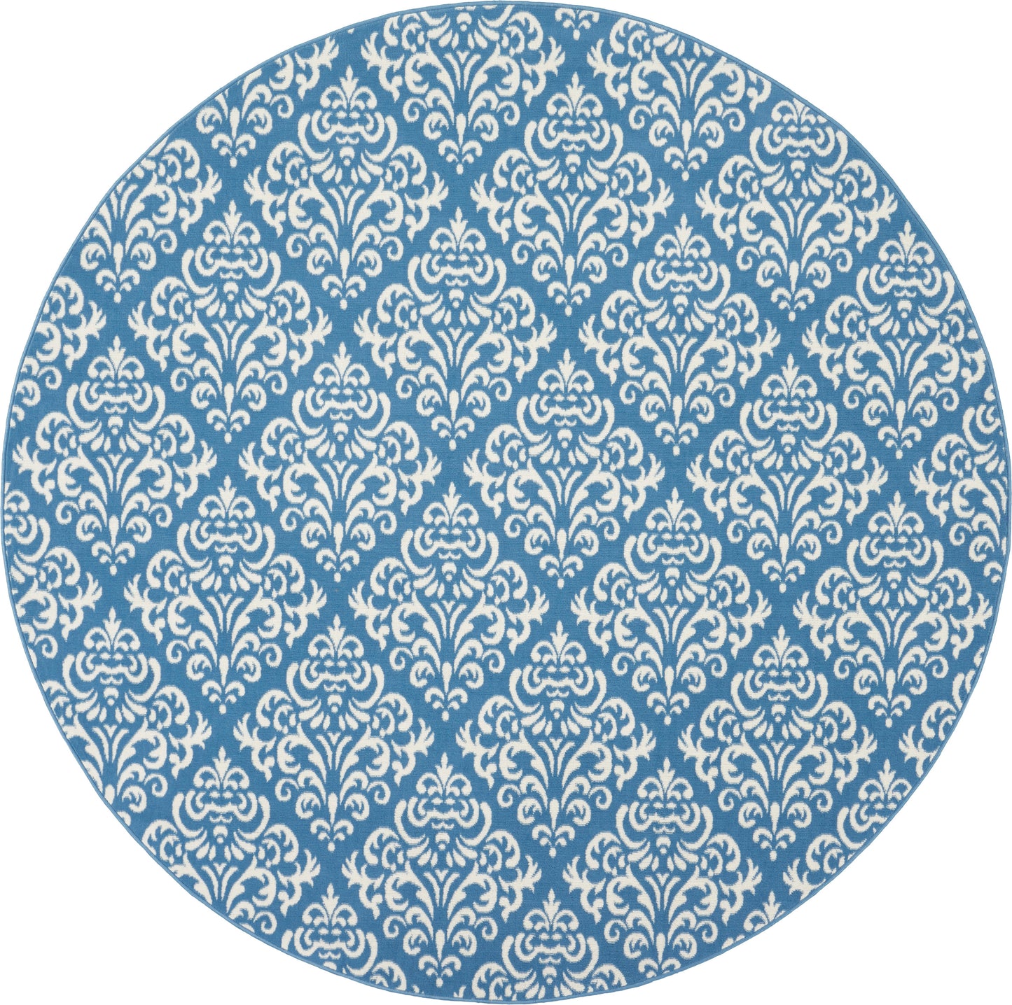 Nourison Home Grafix  Blue  Transitional