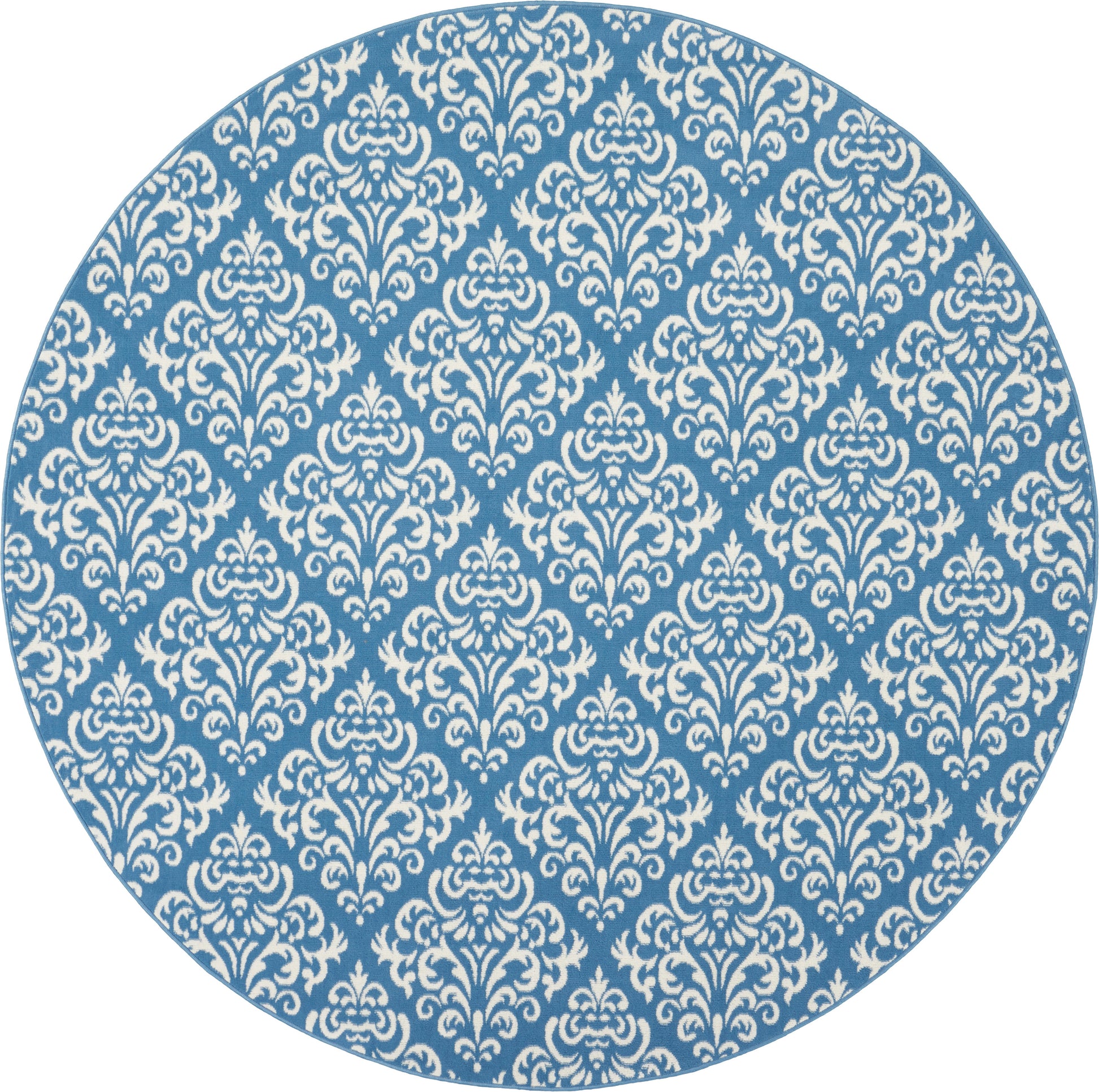 Nourison Home Grafix  Blue  Transitional