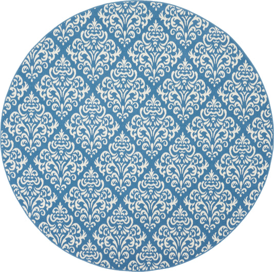 Nourison Home Grafix  Blue  Transitional