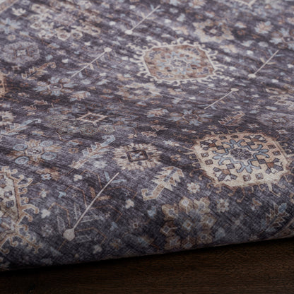 Nourison Home Fulton  Charcoal  Traditional