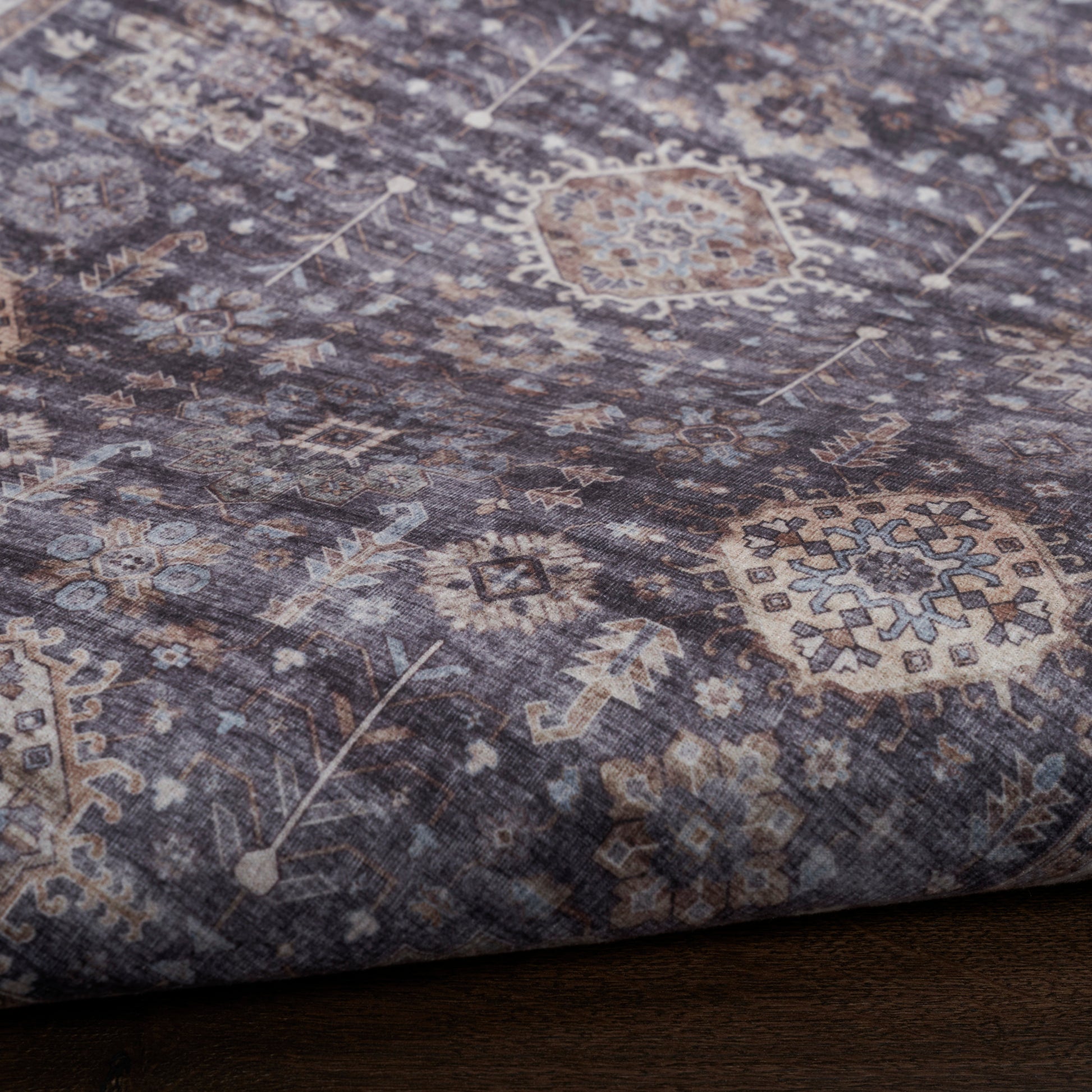 Nourison Home Fulton  Charcoal  Traditional