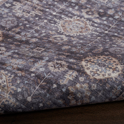 Nourison Home Fulton  Charcoal  Traditional