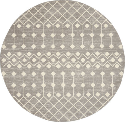 Nourison Home Grafix GRF37 Grey Transitional Power-loomed Rug