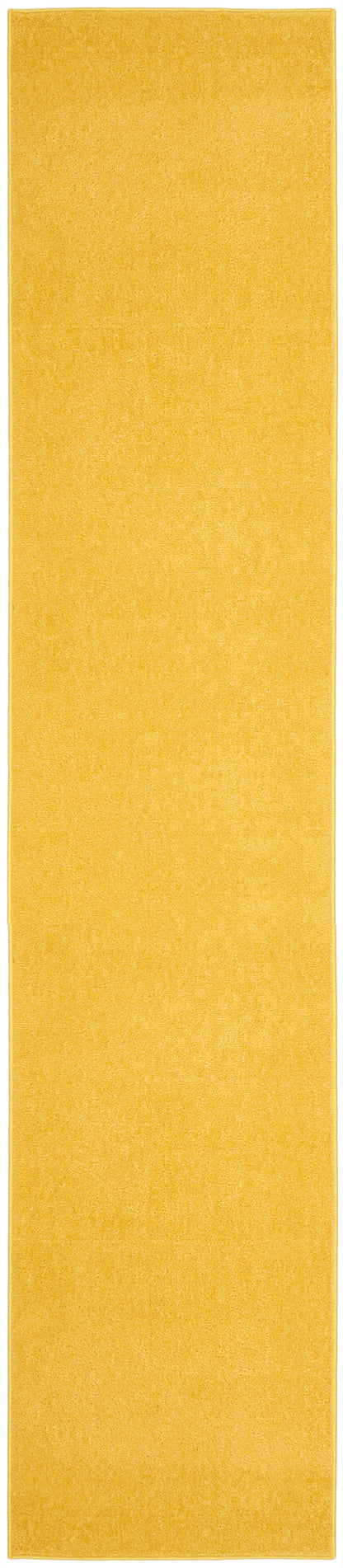 Nourison Home Nourison Essentials NRE01 Yellow Contemporary Power-loomed Rug