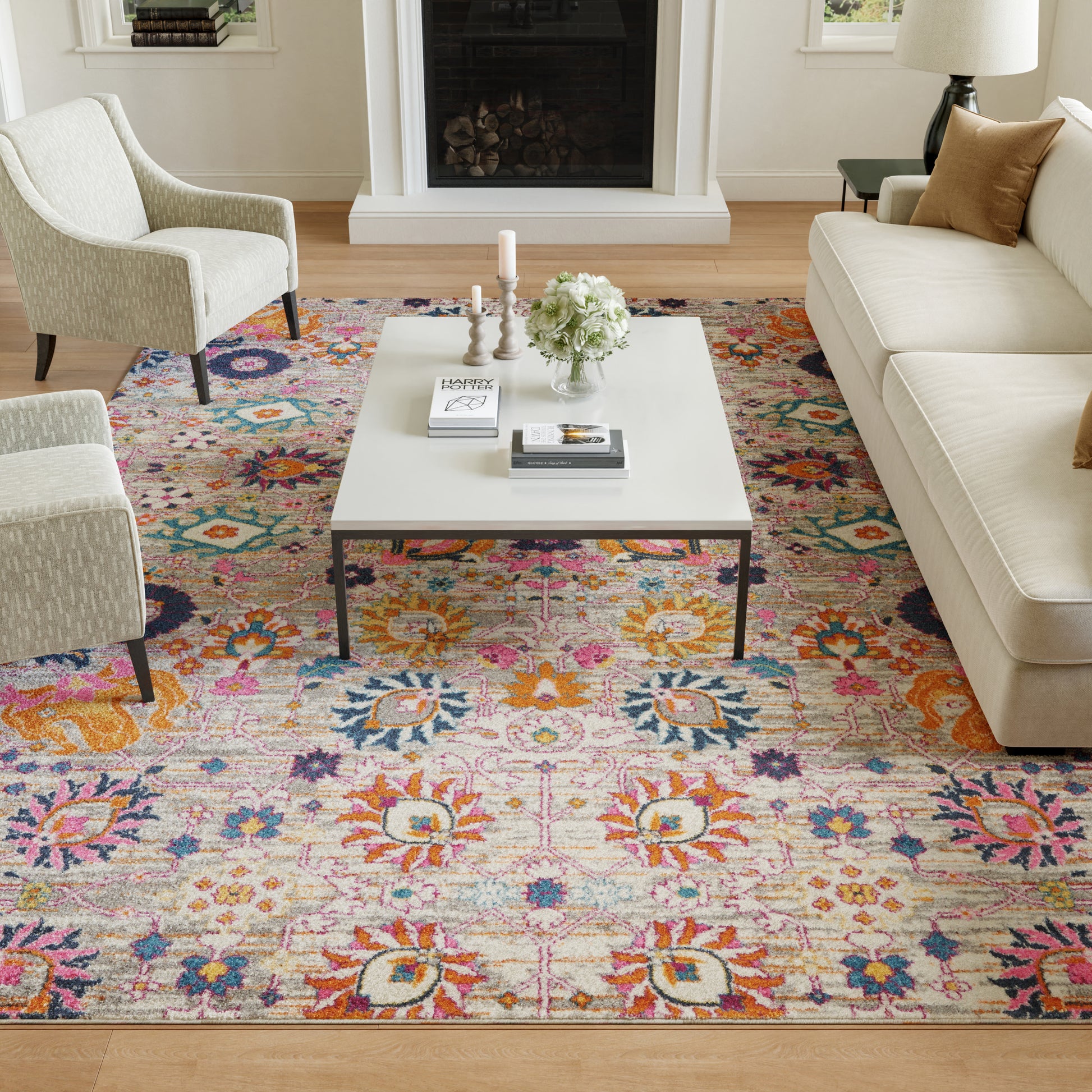 Nourison Home Passion  Silver  Transitional