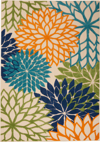 Nourison Home Aloha ALH05 Multicolor Contemporary Power-loomed Rugs