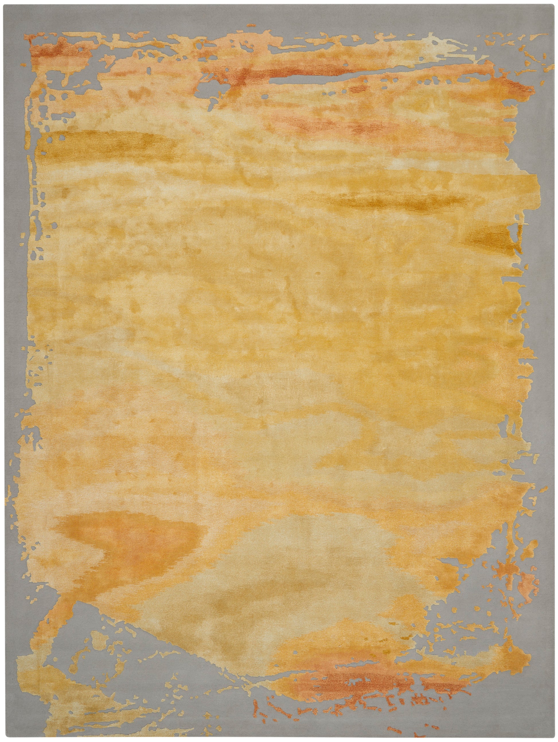 Nourison Home Prismatic  Grey Gold  Contemporary