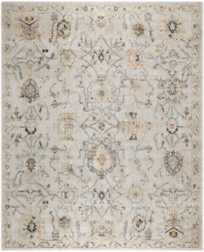 Nourison Home Oushak Home OUS01 Grey Traditional Loom-woven Rug