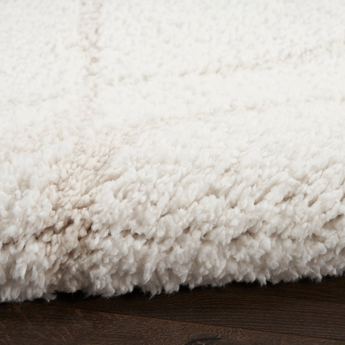 Nourison Home Modern Shag  Ivory Beige  Contemporary