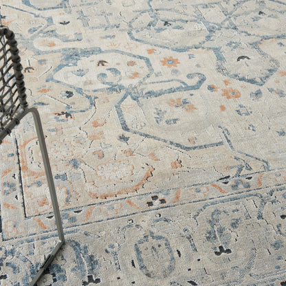 Nourison Home Malta  Ivory Grey  Traditional