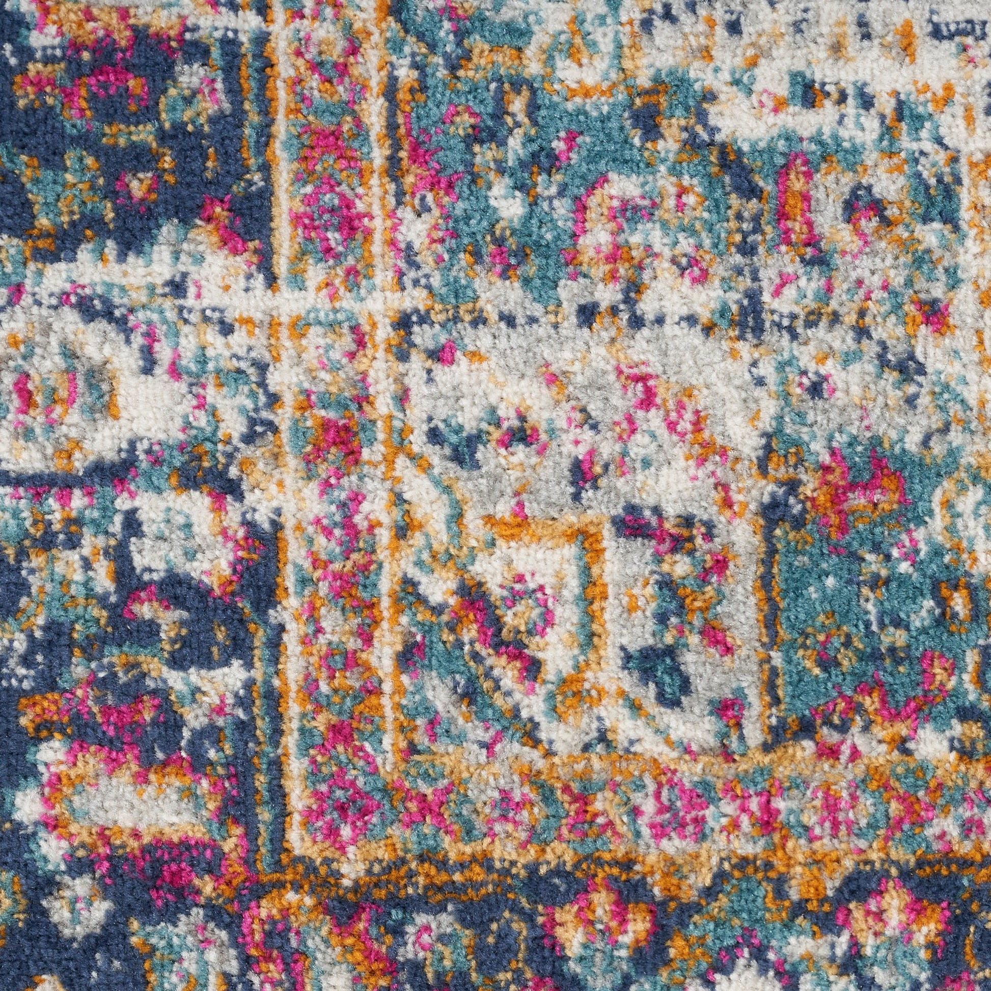 Nourison Home Passion  Ivory Blue  Transitional