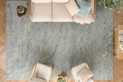 Nourison Home Graceful  Blue  Contemporary