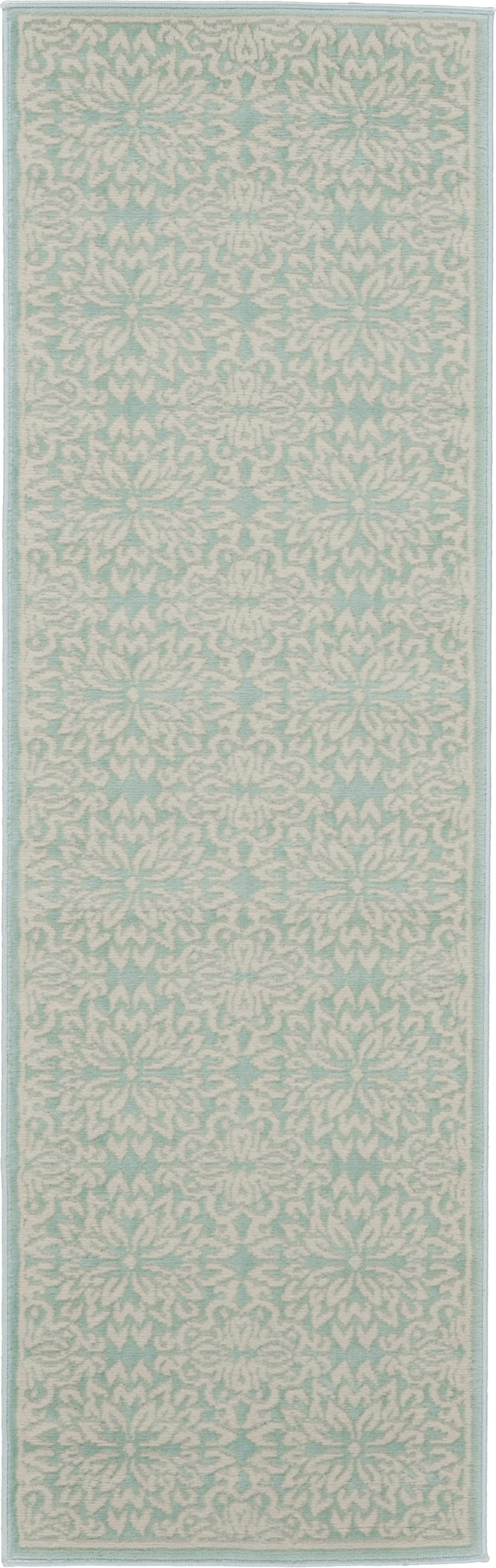 Nourison Home Jubilant JUB06 Ivory Green Transitional Power-loomed Rug