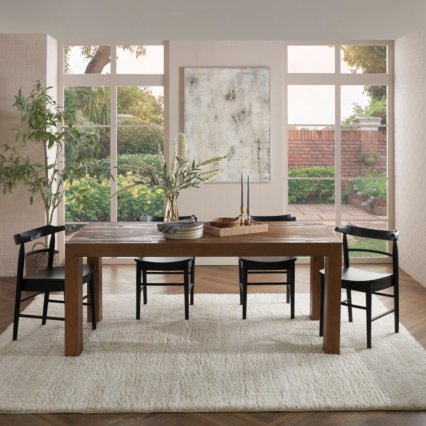 Nourison Home Modern Shag  Ivory Grey  Contemporary