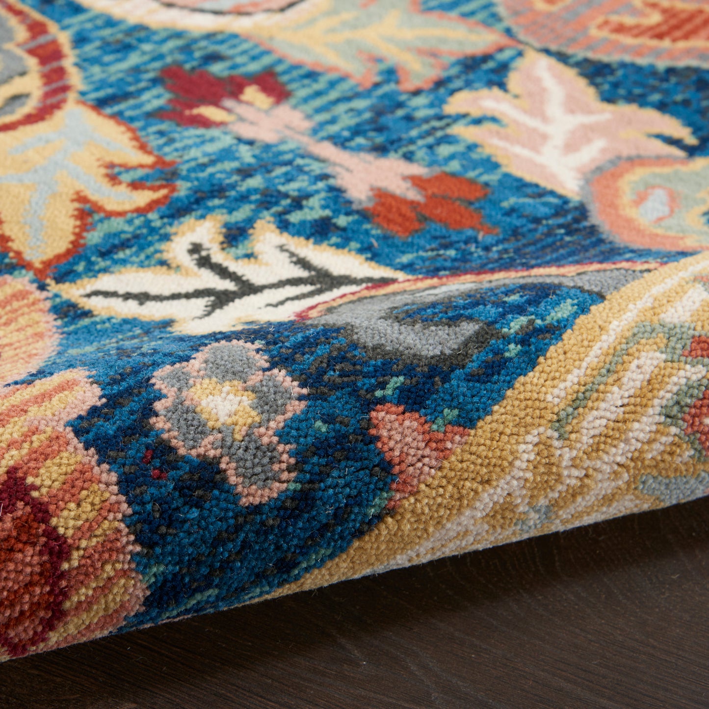 Nourison Home Parisa  Denim Multicolor  Transitional