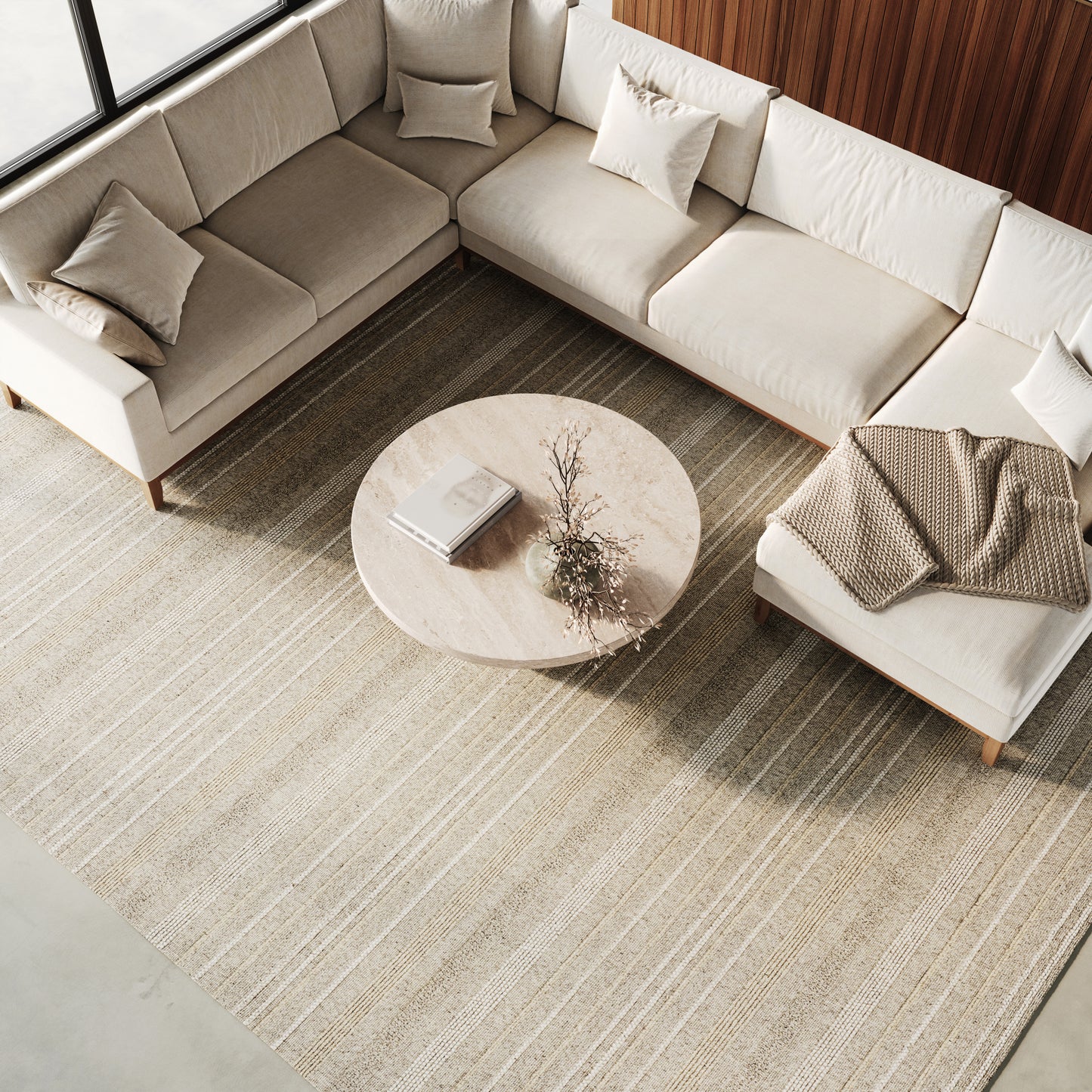 Nourison Home Embrace  Grey  Contemporary