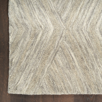 Nourison Home Graceful  Grey  Contemporary