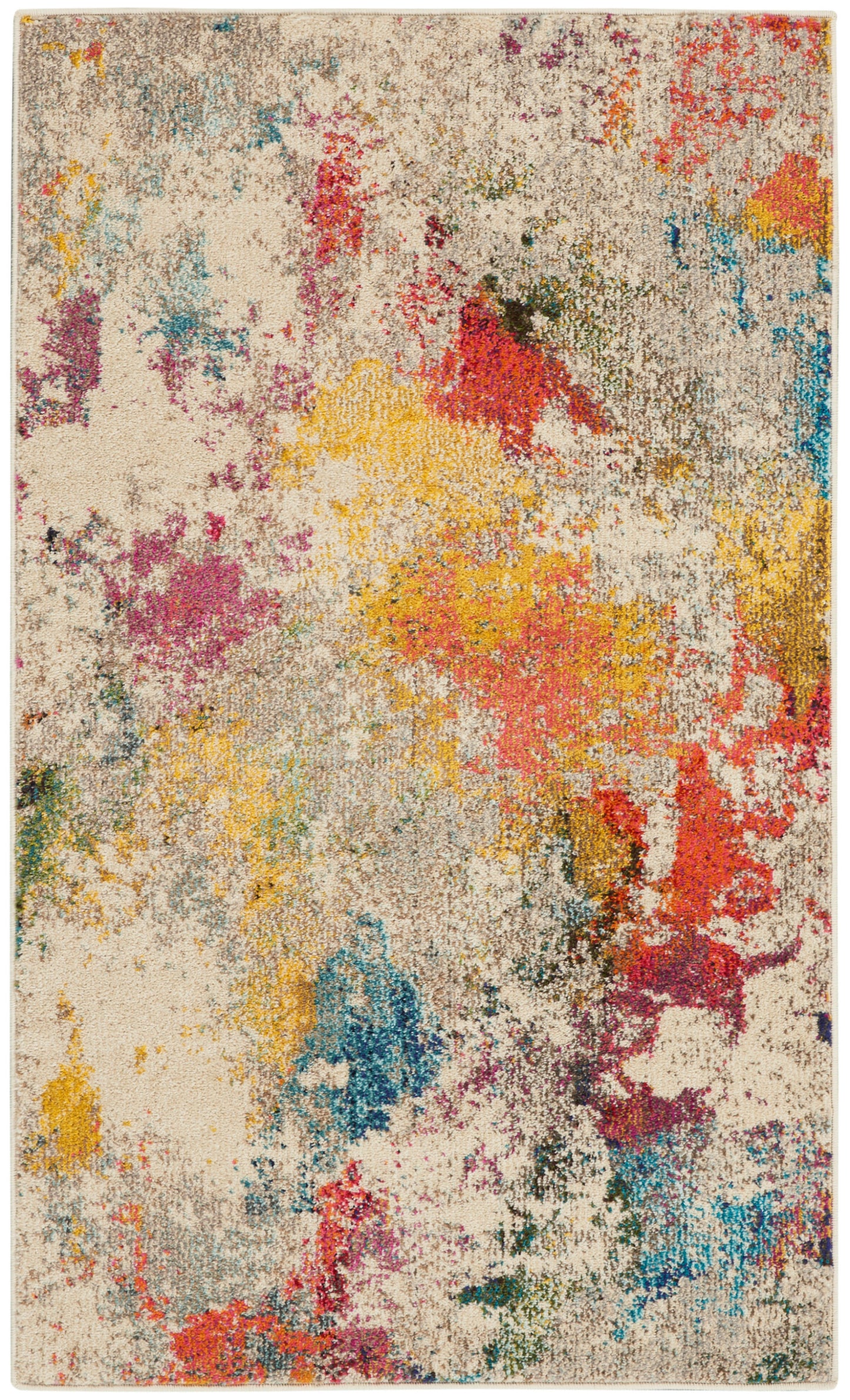 Nourison Home Celestial CES12 Ivory Multicolor Contemporary Power-loomed Rugs