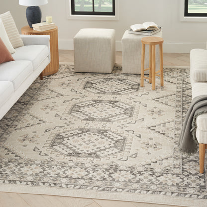 Nourison Home Serenity Home  Ivory Grey  Traditional