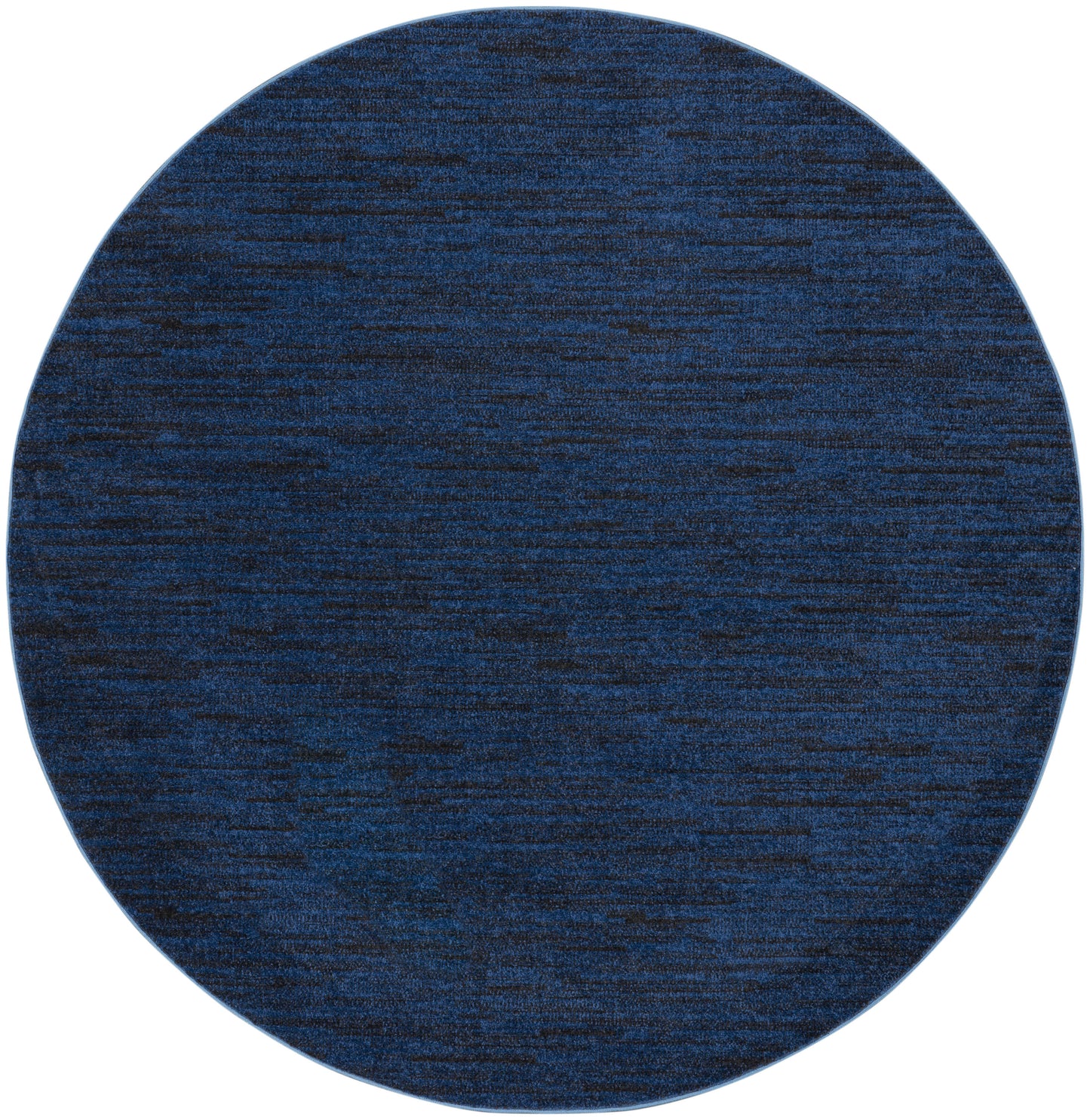 Nourison Home Nourison Essentials NRE01 Midnight Blue Contemporary Power-loomed Rug